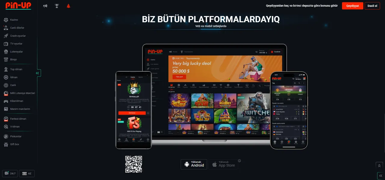 Pin Up casino app necə yüklənir